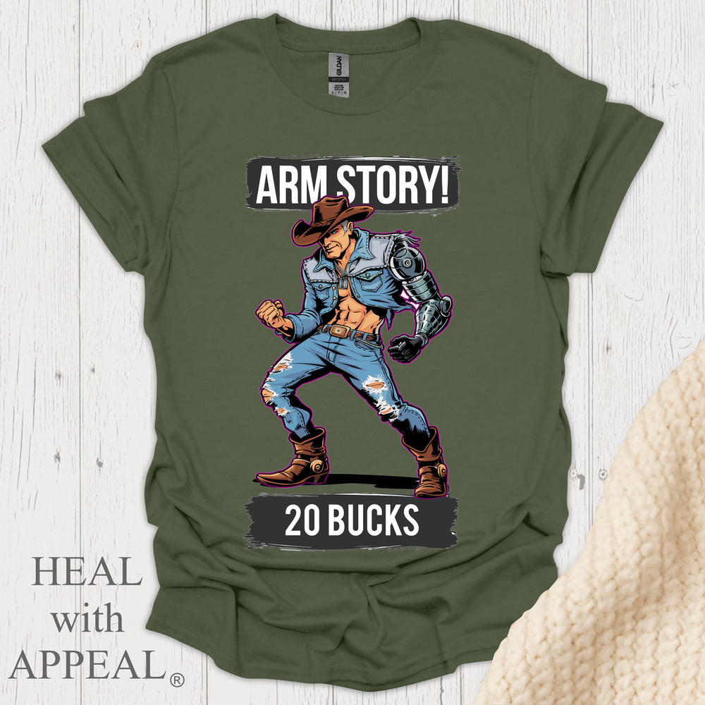 Arm Story V1 Print - Military Green