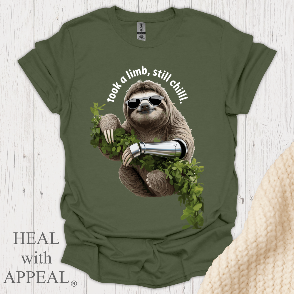 Sloath Tee V4b - Military Green