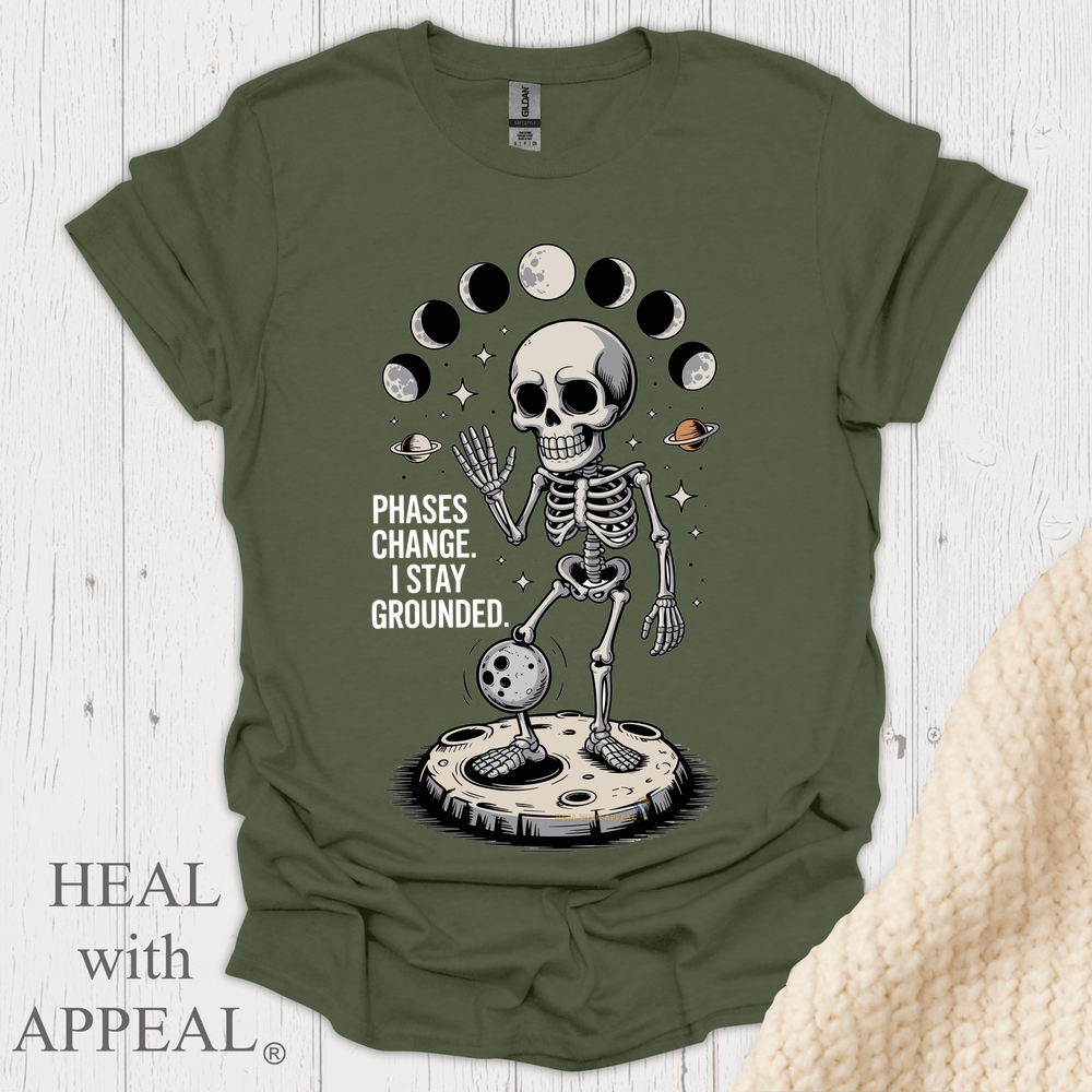 I Stay Grounded V1b - Military Green