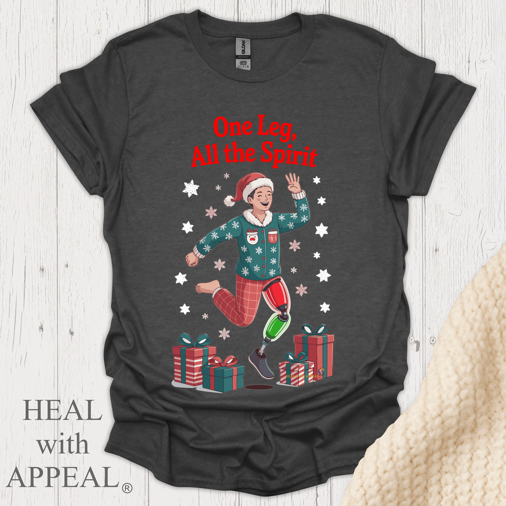 One Leg All The Spirit V1 - Dark Heather