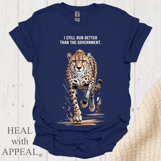 Cheetah Tee B - Navy