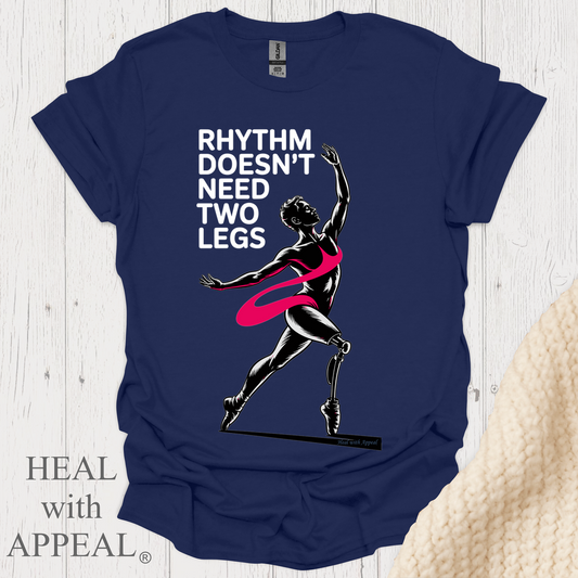 Inspirational Amputee Dancer V2b - Navy